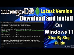 How To Install MongoDB On Windows 11 step by step Guide | How To install mongoDB on windows 10 |