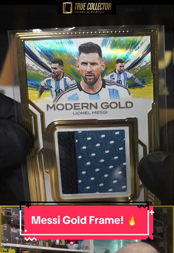 Messi Gold Frame! Unboxing Rare TCG Card