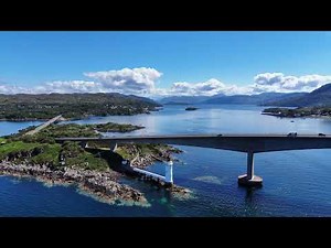 Stunning Aerial Views of the Skye Bridge: Drone Footage in 4K
