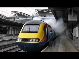 VP185 HST Cold Start Mega Clag in Leeds Station