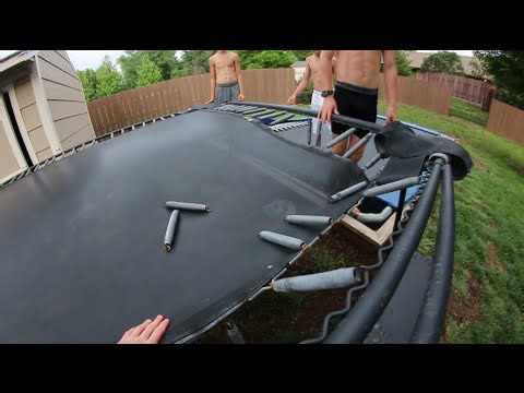 The Trampoline Broke in the Middle of Stunts