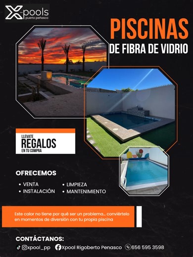 Instala tu piscina de fibra de vidrio rápido, fácil y sin complicaciones🌴💙 #puertopeñascosonora #fypシ゚viral🖤tiktok #xpoolpuertopeñasco #fypviralシ #paratiii #verano #publicidad #piscinas #xpool #piscina #alberca #mantenimientodepiscinas #instalacióndepiscinas #ventadepiscinas #reparacióndepiscinas #hogar #promociónespecial #fyp #descuento #viral