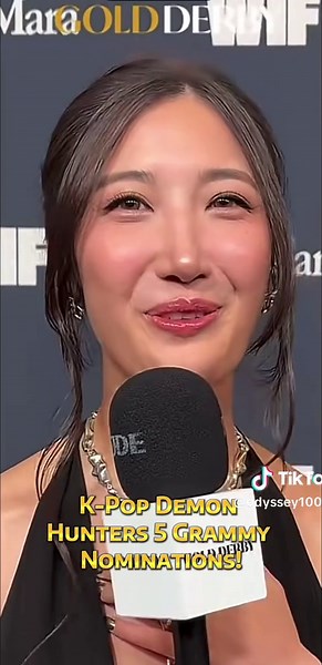 K-Pop Demon Hunters HUNTR/X 5 Grammy Nominations incl. Song of the Year “Golden” #kpopdemonhunters #grammys2025 #ejae #reiami #audreynuna
