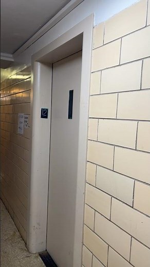 NYCHA Fulton high elevator(A)12th floor hallway building 418 W.17th St
