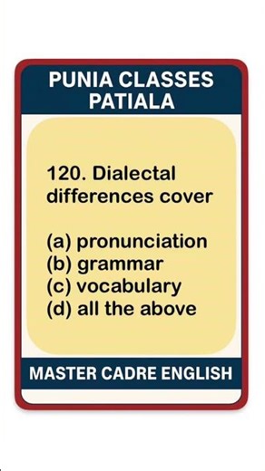 Dialectal-Include Pronunciation, Grammar, and Vocabulary #Dialect #Linguistics #UGCNET #English
