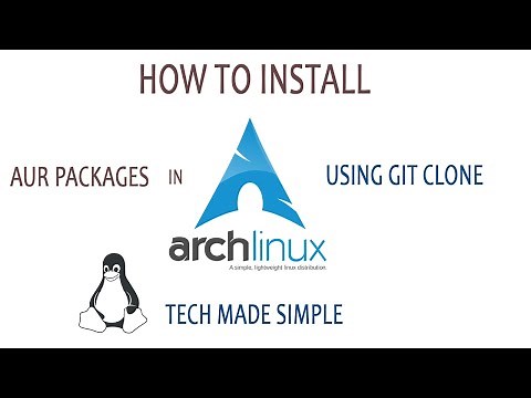 How to install AUR packages in Arch Linux using Git