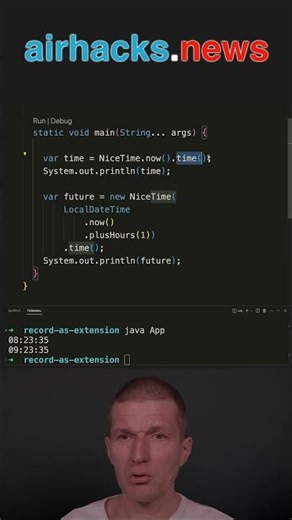 Java Records Classes as Extension Methods #java #shorts