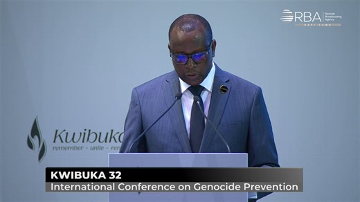 Le Ministre de l’Unité nationale et de l’Engagement civique, Jean-Damascène Bizimana met en garde contre la persistance de l’idéologie du génocide, soutenue et diffusée ouvertement par les dirigeants du gouvernement de la République démocratique du Congo. #RBAInfos #Kwibuka32