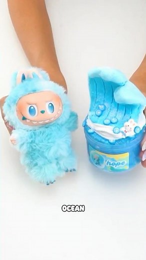 Making Hope LABUBU Slime 🤞