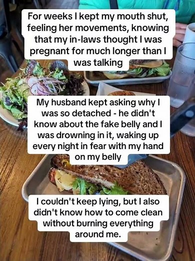i wore a fake belly to trick everyone—until the real one showed up 💕