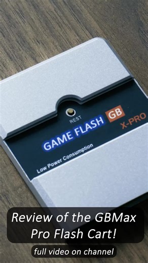 Review of the Gameboy GameflashGB flashcart! See the complete video on the YouTube channel! #fyp #nintendo #gameboy #youtubevideo #retrogaming