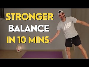 10-Minute Balance Exercises for Beginners | Improve Stability with Low-Impact Workout