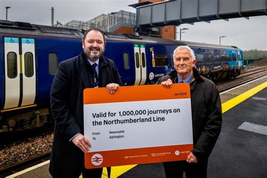 Opening date announced for latest Northumberland Line stations