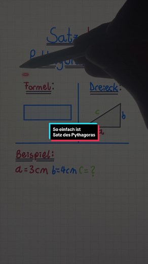 Satz des Pythagoras: Einfach erklärt