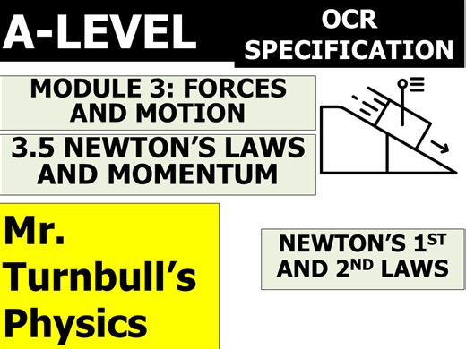 Newton's 1st and 2nd Laws (OCR A-Level Physics) | Teaching Resources