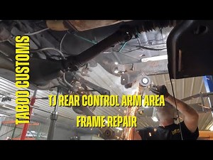 Jeep TJ Rear Control Arm Area Frame Repair - May 2023