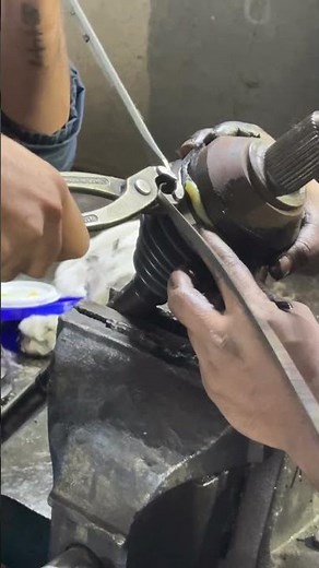 CV Boot Replacement – Fixing a Torn Axle Boot the Right Way 🔧 #carrepair #automobile #shorts