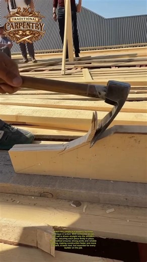 Fast Wood Framing Hammer Technique Strong Accurate Build #construction #DIY #tools