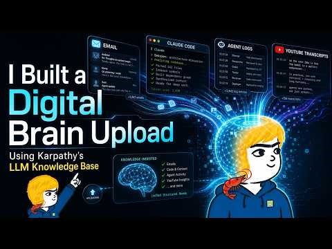 I Built a Digital Brain Upload Using Karpathy's LLM Knowledge Base