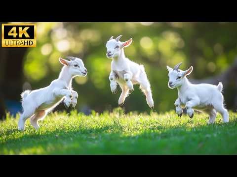 Cute Baby Animals 4K 🐾 | 🌿 Sweet Nature Moments with Adorable Babies & Soft Music