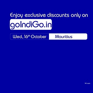 Make the most of IndiGo's daily 'Price drop hour'. Grab up to 15% off on flights from 12 pm to 1 pm. | IndiGo