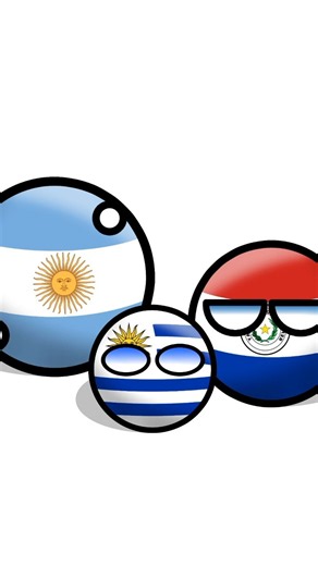 Paraguay has no Sun (Comic Recreated) ☀️🇵🇾 | #shorts #countryballs #humor #youtube