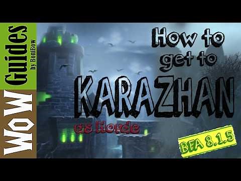 How to get to Karazhan (Read the txt below the video for Dragonflight 2023)
