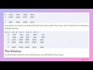Combining DataFrames with NaN Values in Pandas