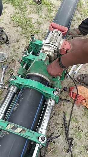 HDPE Pipe Jointing Process for Underground Water Line | Step-by-Step || hdpe pipe #shorts #drilling