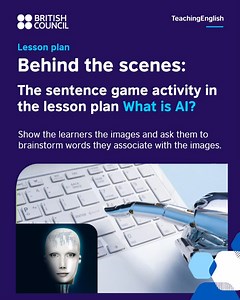 10K views · 107 reactions | In this lead-in activity from our new lesson plan, learners develop their vocabulary related to AI. Try it with your CEFR B1 level secondary classes: https://www.teachingenglish.org.uk/teaching-resources/teaching-secondary/lesson-plans/intermediate-b1/what-ai  Marcus #TeachingEnglish #AIinELT | TeachingEnglish - British Council | Facebook