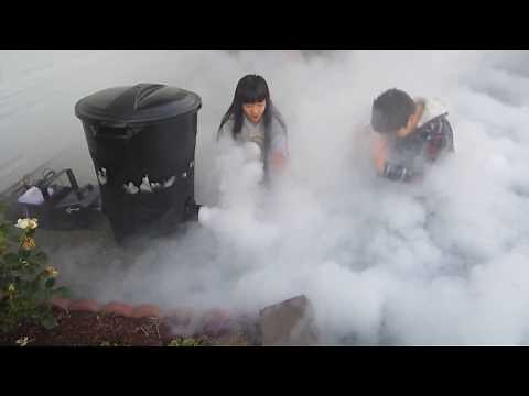 Fog Chiller Test With Dry Ice + Regular Ice
