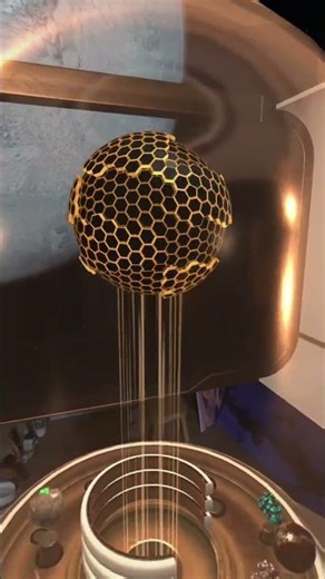 Sci-Fi Computer with reflective glass in mixed reality