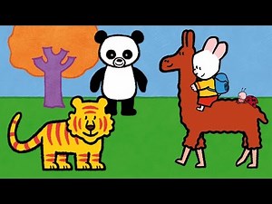 Didou dessine moi un Panda, un Tigre et un Lama | Apprendre à dessiner pour les enfants