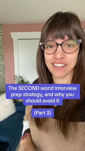 1.2K views · 77 reactions | This is the SECOND worst interview prep strategy, and why you should avoid it. #interviewprep #interviewpreparation #interviewstrategies #jobinterviews #interviewtips #interviewhelp #interviewtip #interviewmistakes | Tali Shlafer | Facebook