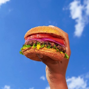 20K views · 61 reactions | Hungry but also need to unmute your kids' zoom class, change the laundry and send that urgent email? You’re in luck. You only need one hand to hold your black bean burger which means that other hand of yours is on free for literally everything else.​ ​​Check out the full recipe: https://www.bushbeans.com/en_US/bean-recipes/backyard-black-bean-burgers. | Bush's Beans | Facebook