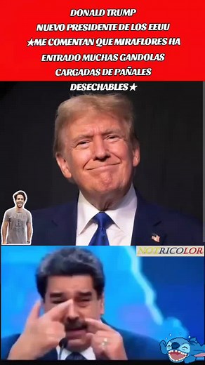 #donaldtrump #donaldtrumppresidente ##EEUU #palpitoinformativo #venezuela🇻🇪 #PAÑALES #ntcvzla #Edmundopresidente #Mariacorinamachado #eleccioneseeuu2024 #ONU #CPI #OEA #Madurodictador #