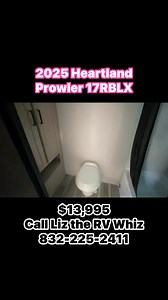 The perfect mix of simple, stylish, and road-ready 💨 The 2025 Heartland Prowler 17RBLX is compact enough to tow with ease, yet roomy enough to relax in comfort. 🛏️ Queen bed • 🍳 Full kitchen • 🛁 Spacious bath — everything you need, nothing you don’t! 💰 $13,995 📞 Liz the RV Whiz | 832-225-2411 #LizTheRVWhiz #HeartlandProwler #RVLife #AdventureAwaits | Elizabeth Beeney