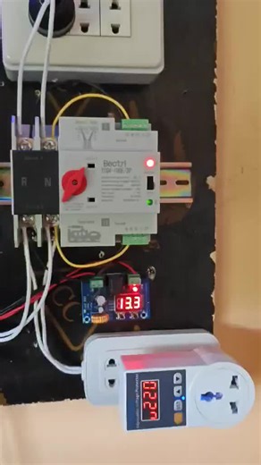 Automatic Transfer Switch #solar #diy #ats #solarsetup #solarsystem