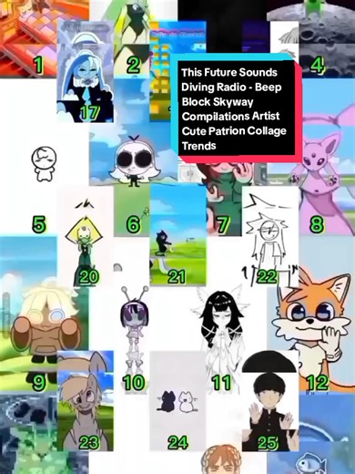 Diving Radio Animation Meme Compilation Featuring Alien Girl