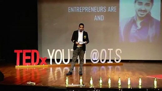 Entrepreneurs Are Dreamers And Doers | Evan Luthra | TEDxYouth@OIS