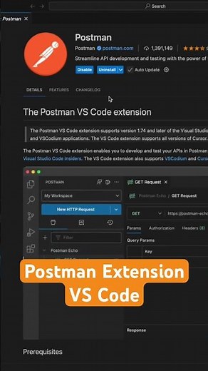 Install Postman Extention in VS Code