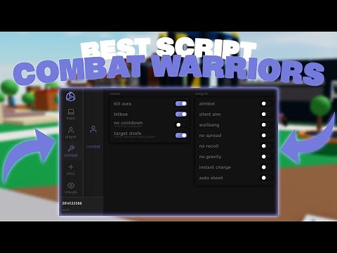 The *BEST* Combat Warriors Script/Hack 🔪 | Kill Aura, Hitbox Expander, & MORE!