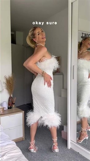 The Dress Understood the Assignment 🤍 #Shorts