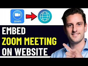 HOW TO EMBED ZOOM MEETING ON YOUR WEBSITE 2025! (FULL GUIDE)