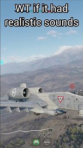 WT if it had realistic sounds pt.1 A-10 Brrrt #gaming #militar #warthunder #gaijin #aviación #fypシ