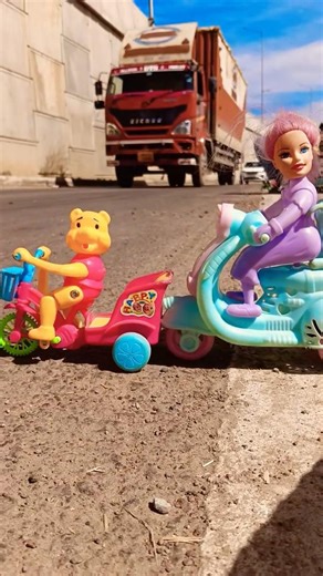 Remote Control Scooty Girl And Monkey Scooter Unboxing And Testing Short ||