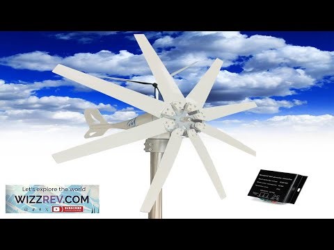 Wind Turbine 14000W DC 12V 24V 48V 110V 220V Wind Turbine Generator with 8 Blades Wind