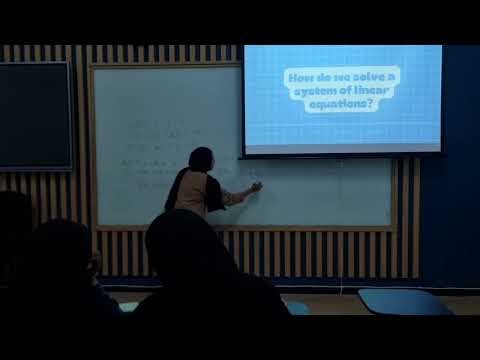 System Linear of Equations in Three Variables
