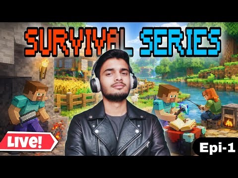 PUBLIC ke Sath Survival 😱 | Minecraft LIVE Shorts