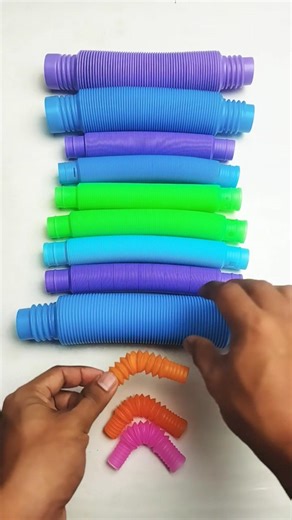 Satisfying Voicing of POP Tube | diy #asmrsound #relaxing #poptubesound #creative #shorts